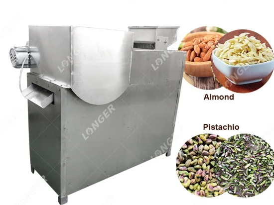 Machines à dénuder les écrous à haute efficacité, Machine à découper les bandes d'amandes et d'arachides, ruban de pistache